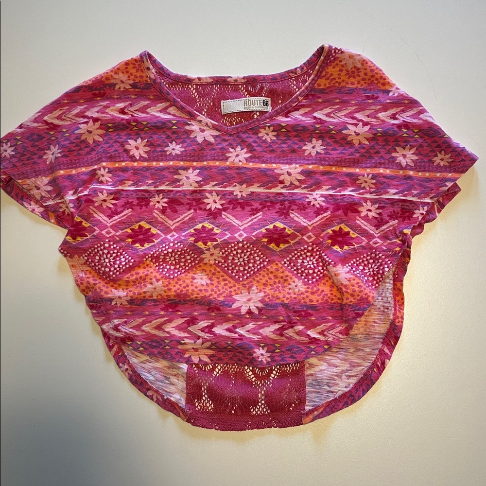 3/$15 Route 66 Lace Top